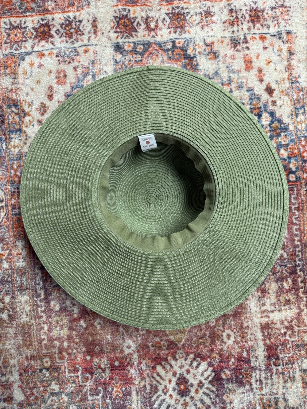 Target Shade & Shore Olive Green Wide Brim Sun Hat NWT - Picture 4 of 7